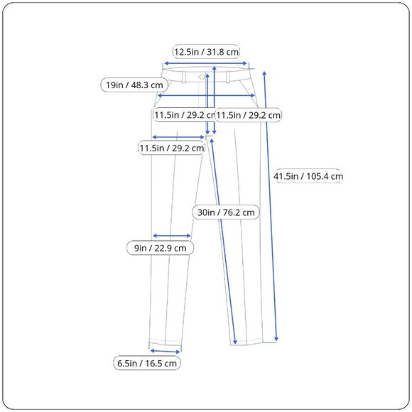 Talbots Womens Orange High-Rise Straight-Leg Cotton Pants Size 6 - New - Picture 8 of 8